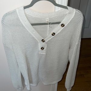 Small boutique beach sweater